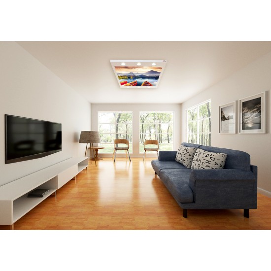 Manzara Gergi Avize 140x100 Hayal Penceresi Hazır Gergi Tavan Manzara Gergi Avize 140x100 Hayal Penceresi Hazır Gergi Tavan