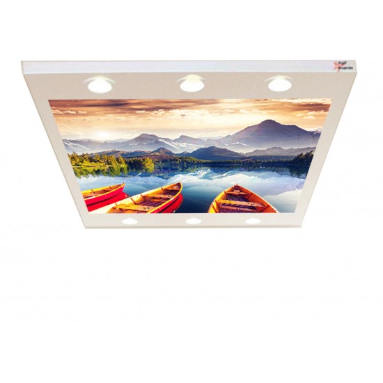 Manzara Gergi Avize 140x100 Hayal Penceresi Hazır Gergi Tavan Manzara Gergi Avize 140x100 Hayal Penceresi Hazır Gergi Tavan