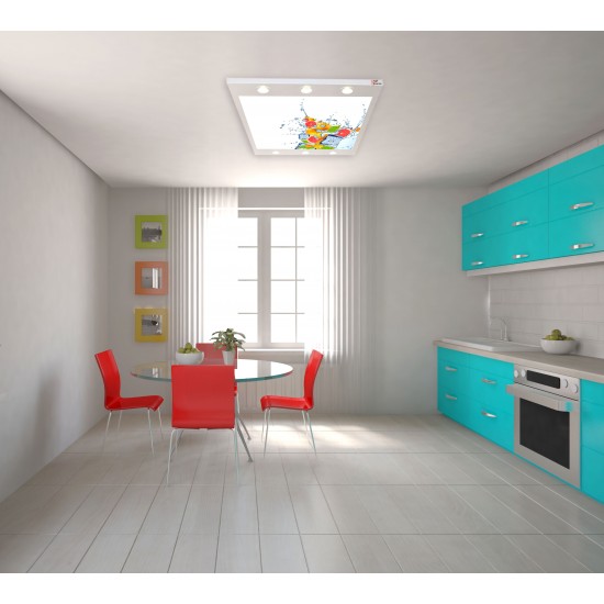 Greyfurt Gergi Avize 140X100CM Hayal Penceresi Hazır Gergi Tavan Greyfurt Gergi Avize 140X100CM Hayal Penceresi Hazır Gergi Tavan