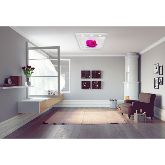 Çiçek Gergi Avize 140X100CM Hayal Penceresi Hazır Gergi Tavan Çiçek Gergi Avize 140X100CM Hayal Penceresi Hazır Gergi Tavan