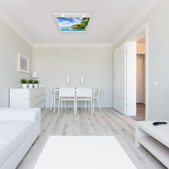 Kamış Ev Gergi Avize 109x80 Hayal Penceresi Hazır Gergi Tavan Kamış Ev Gergi Avize 109x80 Hayal Penceresi Hazır Gergi Tavan