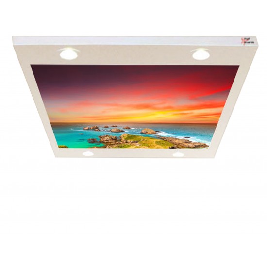 Kırmızı Gökyüzü Gergi Avize 109x80 Hayal Penceresi Hazır Gergi Tavan Kırmızı Gökyüzü Gergi Avize 109x80 Hayal Penceresi Hazır Gergi Tavan