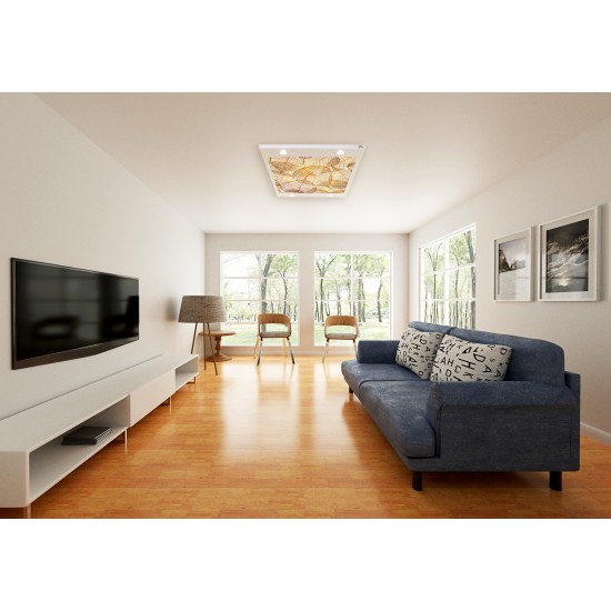 Şeffaf Yaprak Gergi Avize 109x80 Hayal Penceresi Hazır Gergi Tavan Şeffaf Yaprak Gergi Avize 109x80 Hayal Penceresi Hazır Gergi Tavan