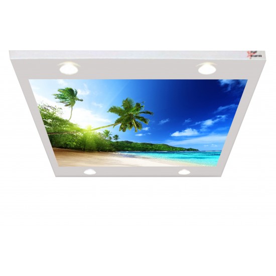 Ada ve Okyanus Gergi Avize 109x80 Hayal Penceresi Hazır Gergi Tavan Ada ve Okyanus Gergi Avize 109x80 Hayal Penceresi Hazır Gergi Tavan