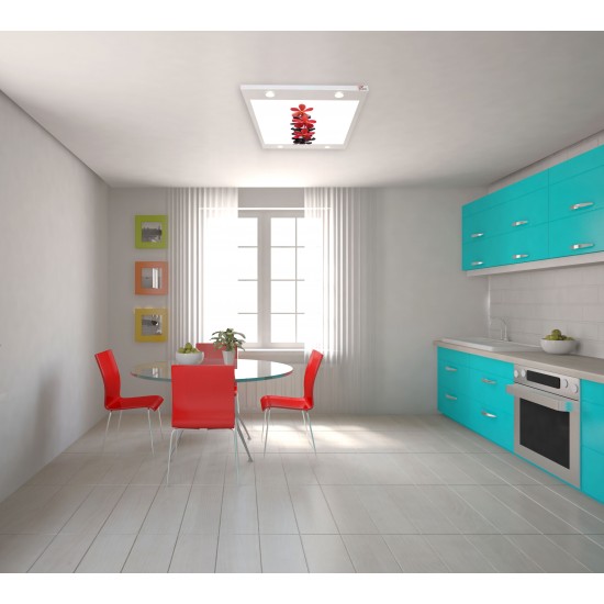 Yaşama Tutun Gergi Avize 109x80CM Hayal Penceresi Hazır Gergi Tavan Yaşama Tutun Gergi Avize 109x80CM Hayal Penceresi Hazır Gergi Tavan