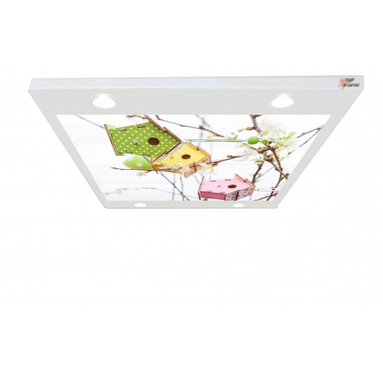 Kuş Evleri Gergi Avize 109x80CM Hayal Penceresi Hazır Gergi Tavan Kuş Evleri Gergi Avize 109x80CM Hayal Penceresi Hazır Gergi Tavan