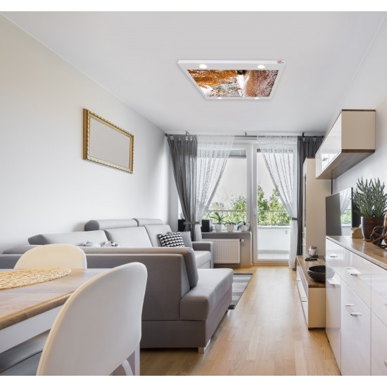 Sonbahar Kış Gergi Avize 109x80 Hayal Penceresi Hazır Gergi Tavan Sonbahar Kış Gergi Avize 109x80 Hayal Penceresi Hazır Gergi Tavan