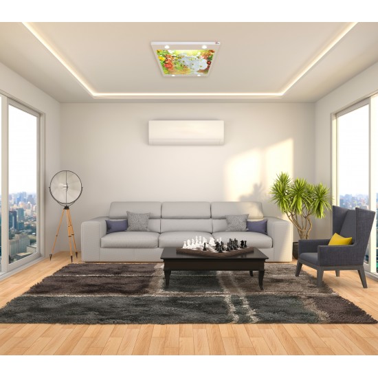 Çiçek Desenli Gergi Avize 109x80 Hayal Penceresi Hazır Gergi Tavan Çiçek Desenli Gergi Avize 109x80 Hayal Penceresi Hazır Gergi Tavan