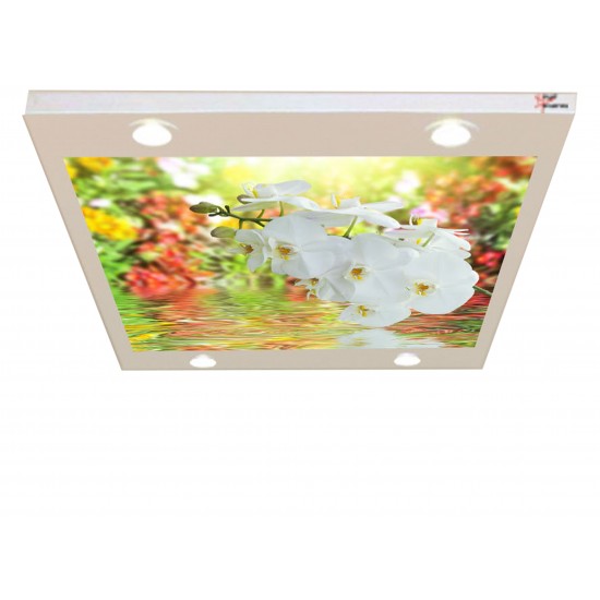 Çiçek Desenli Gergi Avize 109x80 Hayal Penceresi Hazır Gergi Tavan Çiçek Desenli Gergi Avize 109x80 Hayal Penceresi Hazır Gergi Tavan
