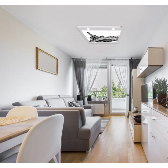 Eyfel Kulesi Gergi Avize 109x80 Hayal Penceresi Hazır Gergi Tavan Eyfel Kulesi Gergi Avize 109x80 Hayal Penceresi Hazır Gergi Tavan