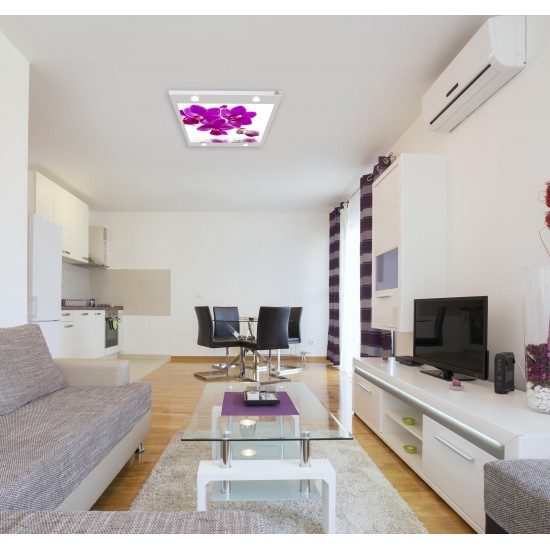 Çiçek Desenli Gergi Avize 109x80 Hayal Penceresi Hazır Gergi Tavan Çiçek Desenli Gergi Avize 109x80 Hayal Penceresi Hazır Gergi Tavan