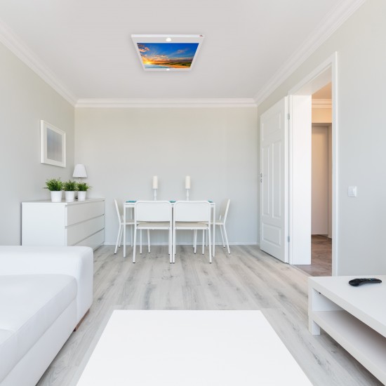 Kumsal Gergi Avize 80x68 Hayal Penceresi Hazır Gergi Tavan Kumsal Gergi Avize 80x68 Hayal Penceresi Hazır Gergi Tavan