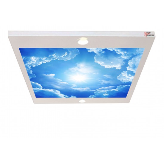 Bulutlar ve Güneş Gergi Avize 80x68 Hayal Penceresi Hazır Gergi Tavan Bulutlar ve Güneş Gergi Avize 80x68 Hayal Penceresi Hazır Gergi Tavan
