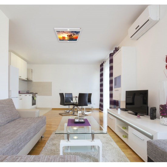 Ada ve Ağaçları Gergi Avize 80x68 Hayal Penceresi Hazır Gergi Tavan Ada ve Ağaçları Gergi Avize 80x68 Hayal Penceresi Hazır Gergi Tavan