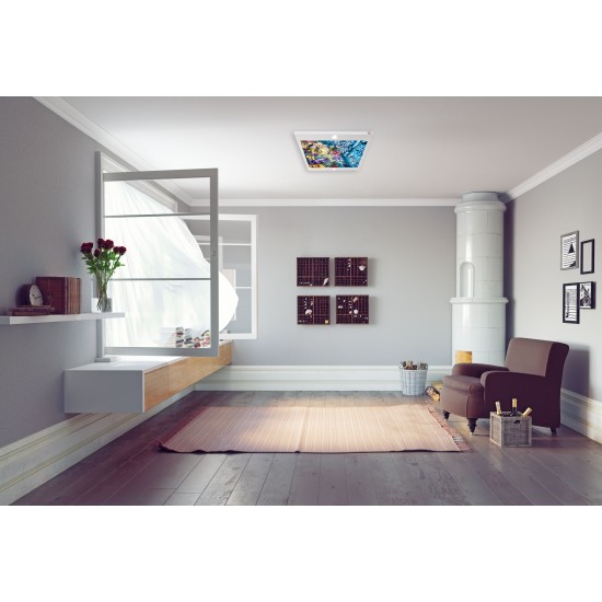 Balıklar Gergi Avize 80x68CM Hayal Penceresi Hazır Gergi Tavan Balıklar Gergi Avize 80x68CM Hayal Penceresi Hazır Gergi Tavan