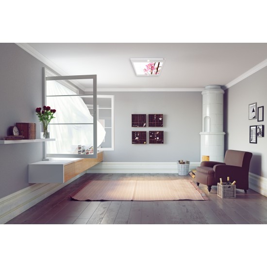 Açan Çiçekler Gergi Avize 80x68CM Hayal Penceresi Hazır Gergi Tavan Açan Çiçekler Gergi Avize 80x68CM Hayal Penceresi Hazır Gergi Tavan