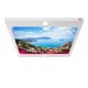 Çiçekler ve Şehir Gergi Avize 80x68CM Hayal Penceresi Hazır Gergi Tavan Çiçekler ve Şehir Gergi Avize 80x68CM Hayal Penceresi Hazır Gergi Tavan