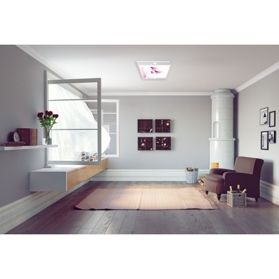 Çiçek Çizim Gergi Avize 80x68CM Hayal Penceresi Hazır Gergi Tavan Çiçek Çizim Gergi Avize 80x68CM Hayal Penceresi Hazır Gergi Tavan